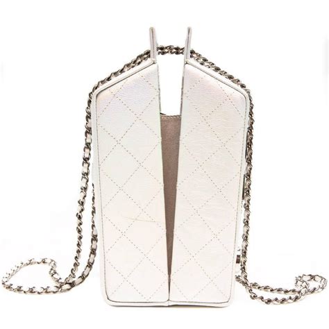 silver chanel milk carton bag worth|Chanel Silver Milk Carton Bag .